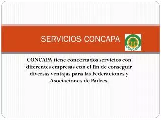 servicios concapa