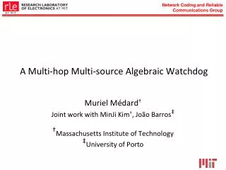 A Multi-hop Multi-source Algebraic Watchdog