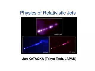 Physics of Relativistic Jets