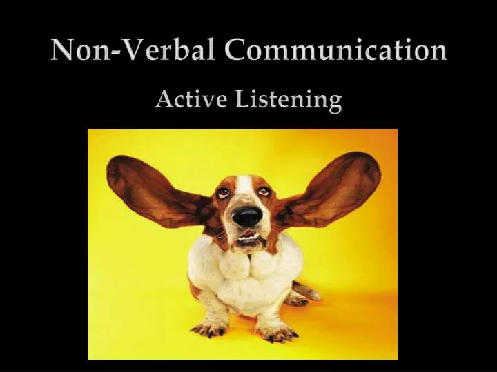 non verbal communication