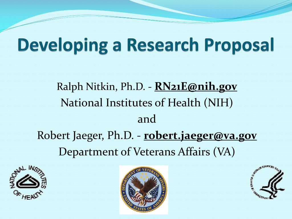 PPT - Developing a Research Proposal PowerPoint Presentation, free ...