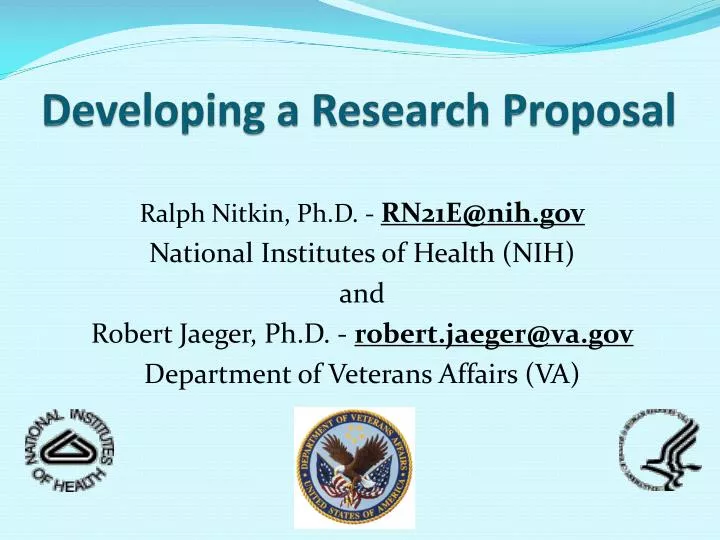 developing a research proposal