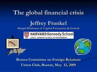 The global financial crisis Jeffrey Frankel Harpel Professor of Capital Formation &amp; Growth