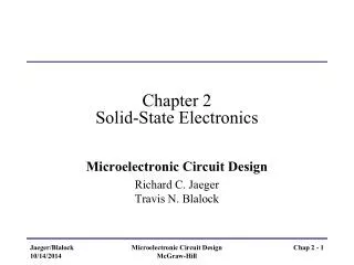 Chapter 2 Solid-State Electronics