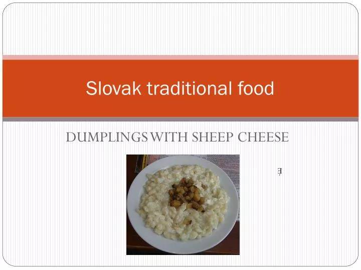 slovak traditional food