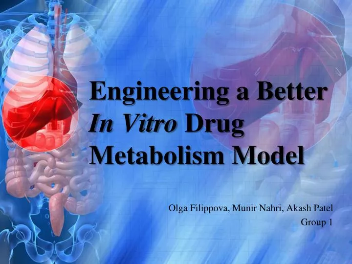 engineering a better in vitro drug metabolism model