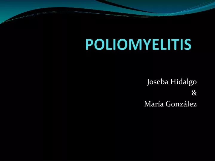 poliomyelitis