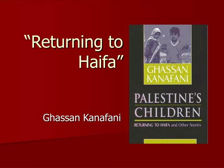 returning to haifa