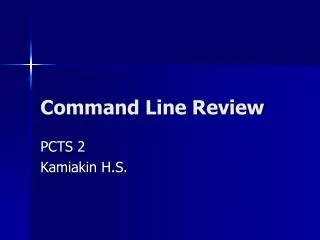 Command Line Review