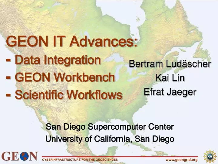 geon it advances data integration geon workbench scientific workflows