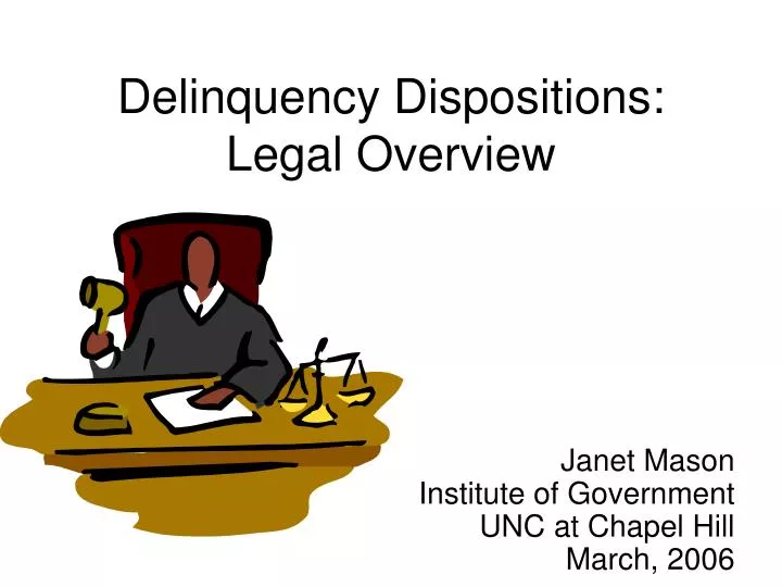 delinquency dispositions legal overview