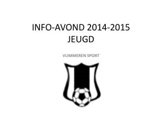 info avond 2014 2015 jeugd