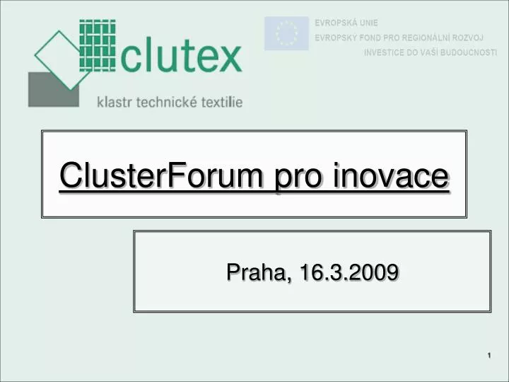 clusterforum pro inovace
