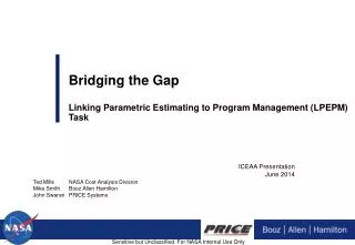ICEAA Presentation June 2014