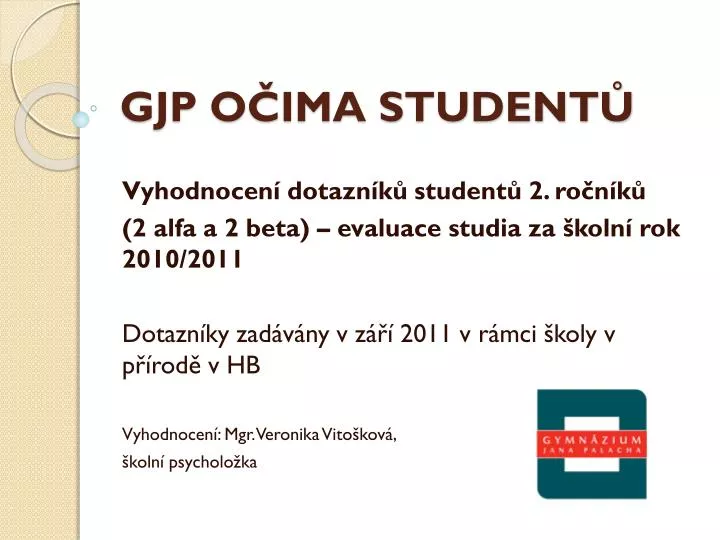 gjp o ima student