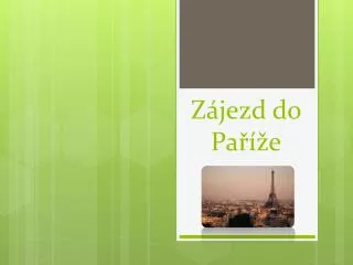 z jezd do pa e