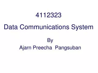 4112323 Data Communications System