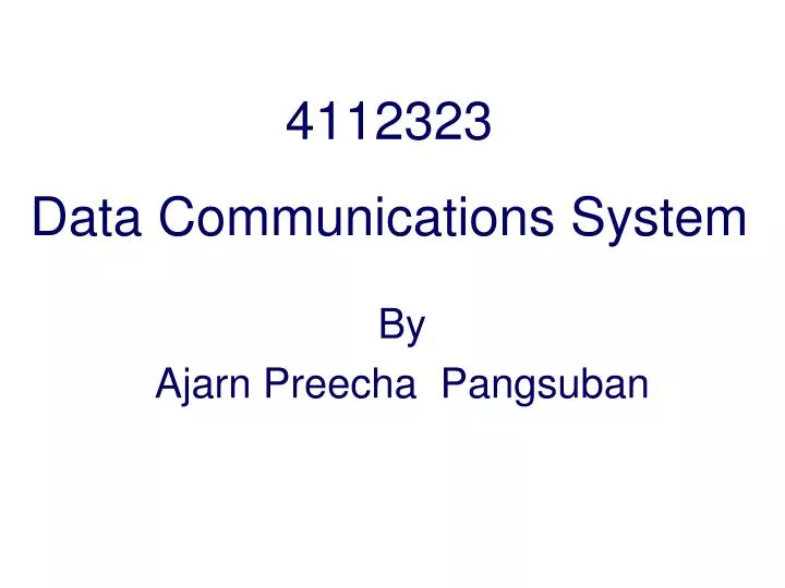 4112323 data communications system