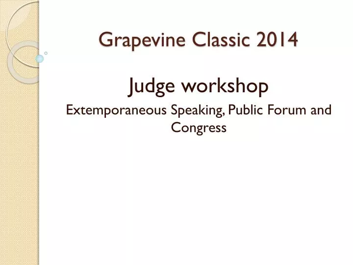 grapevine classic 2014