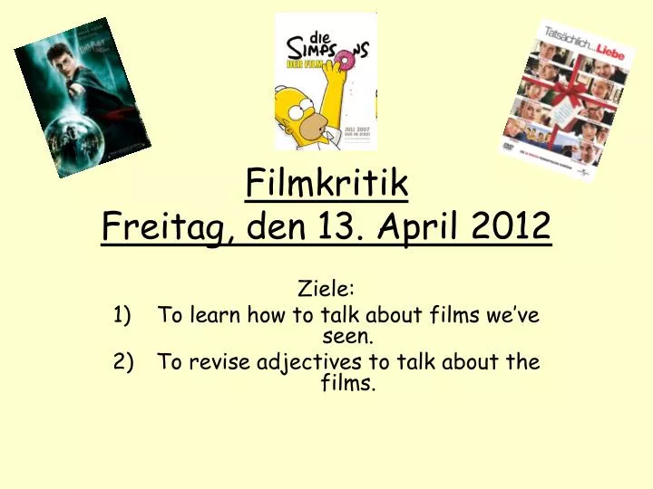 filmkritik freitag den 13 april 2012