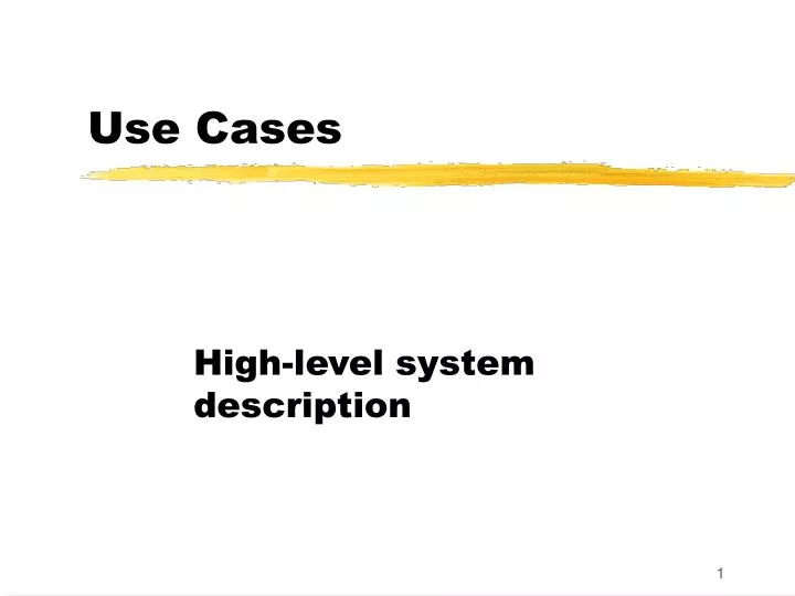use cases