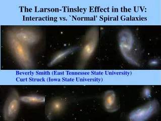 The Larson-Tinsley Effect in the UV: Interacting vs. `Normal' Spiral Galaxies