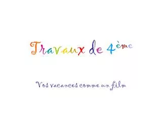 t r a v a u x d e 4 m e
