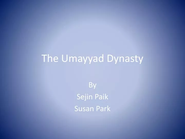 the umayyad dynasty