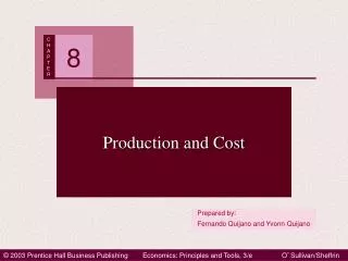 Production and Cost