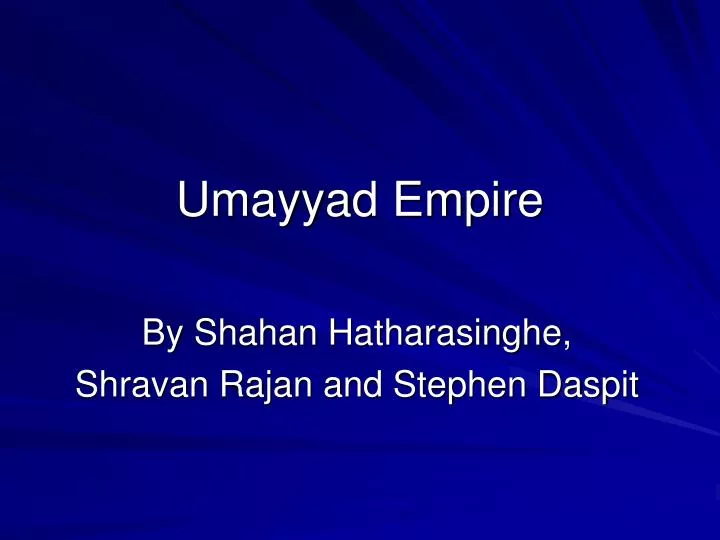umayyad empire