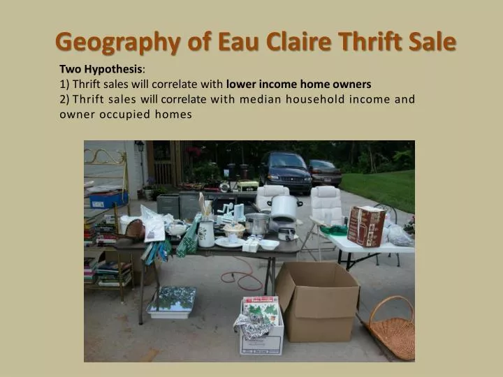 geography of eau claire thrift sale