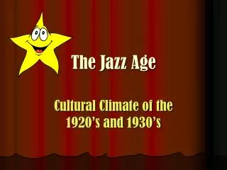 The Jazz Age