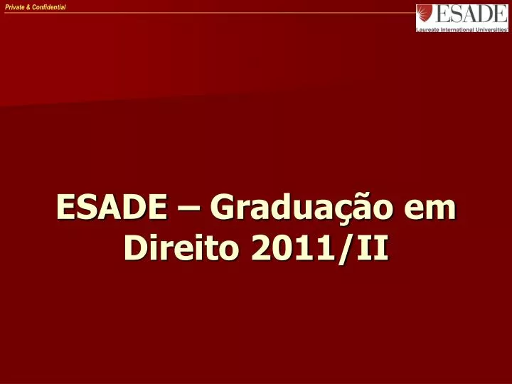 esade gradua o em direito 2011 ii