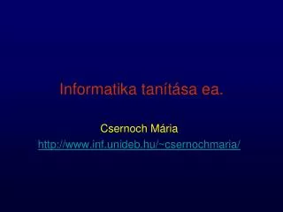 informatika tan t sa ea