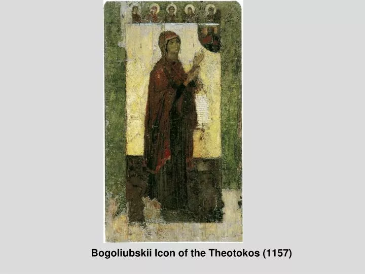 bogoliubskii icon of the theotokos 1157