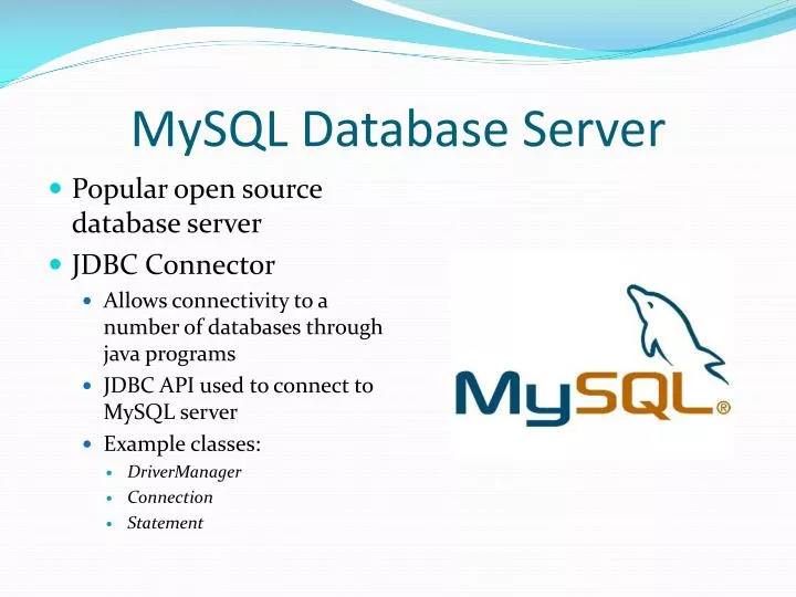 mysql database server