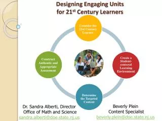 Designing Engaging Units for 21 st Century Learners