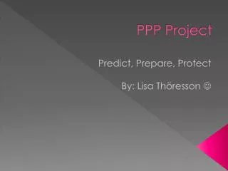 PPP Project