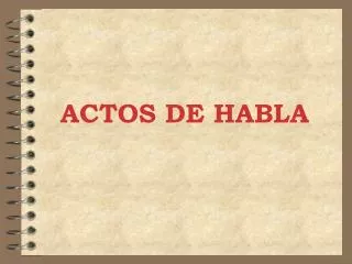 actos de habla