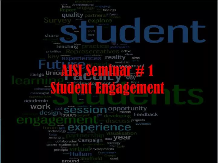 aisi seminar 1 student engagement
