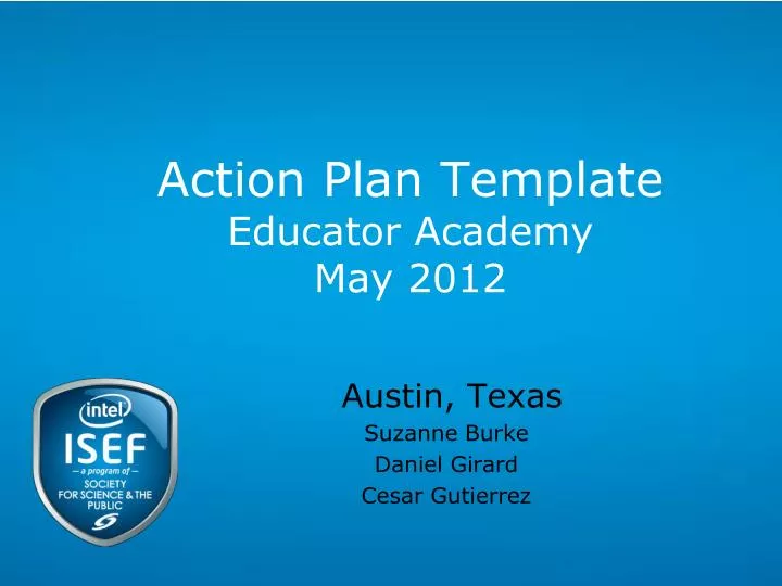 action plan template educator academy may 2012