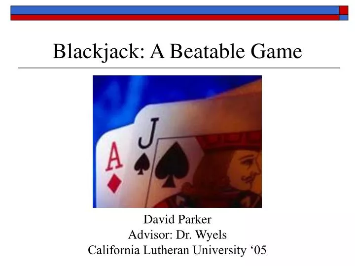 blackjack a beatable game