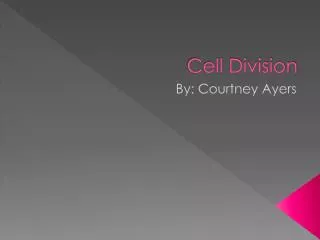 Cell Division