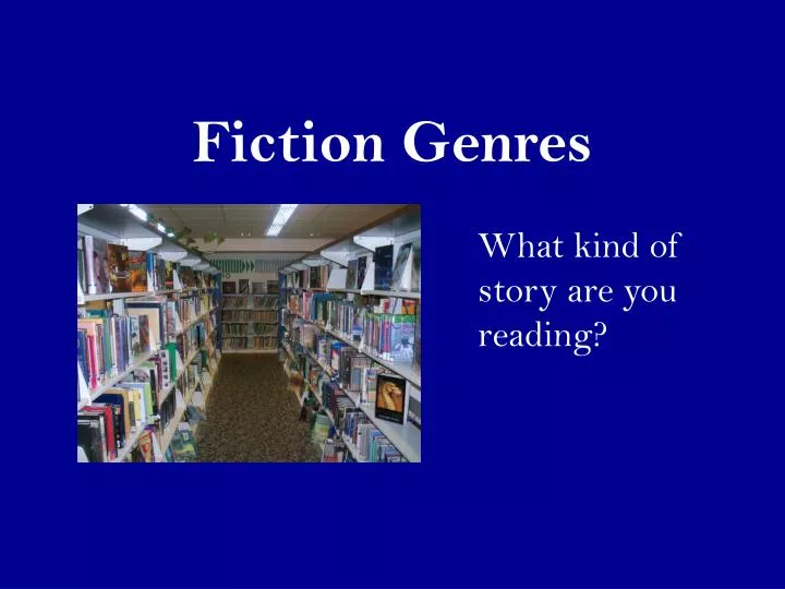 fiction genres