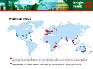 Worldwide offices