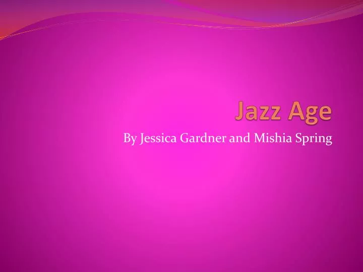 jazz age