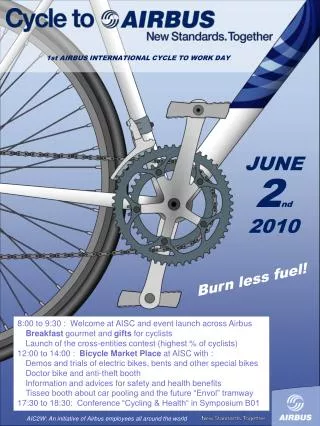 1st AIRBUS INTERNATIONAL CYCLE TO WORK DAY