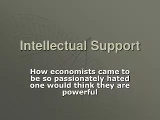 Intellectual Support