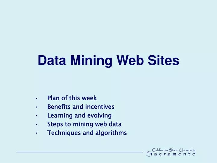 data mining web sites