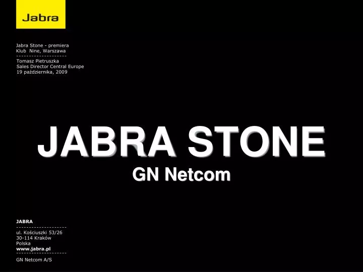 jabra stone gn netcom